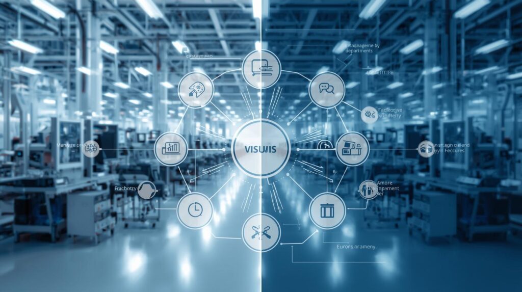 Diferença entre gestão por processos e gestão por departamentos na indústria