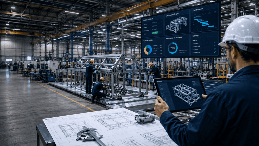 ERP para fabricação sob encomenda
