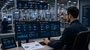 Sistema MES integrado ao ERP