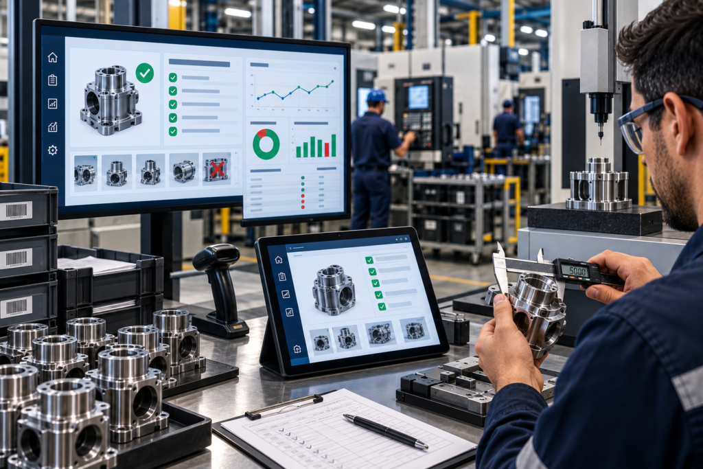 ERP para Controle de Qualidade Industrial