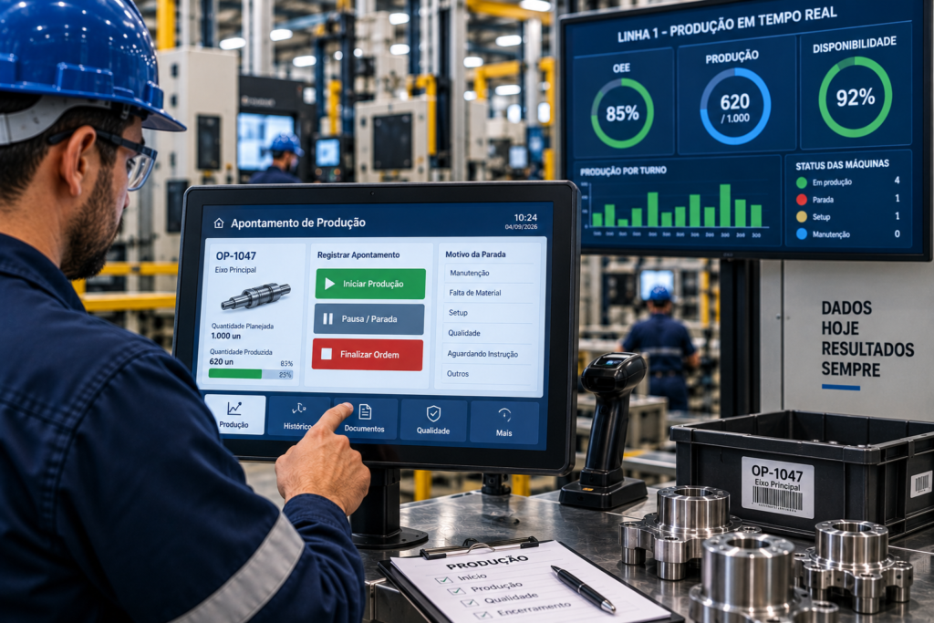 Sistema para Apontamento de Produção