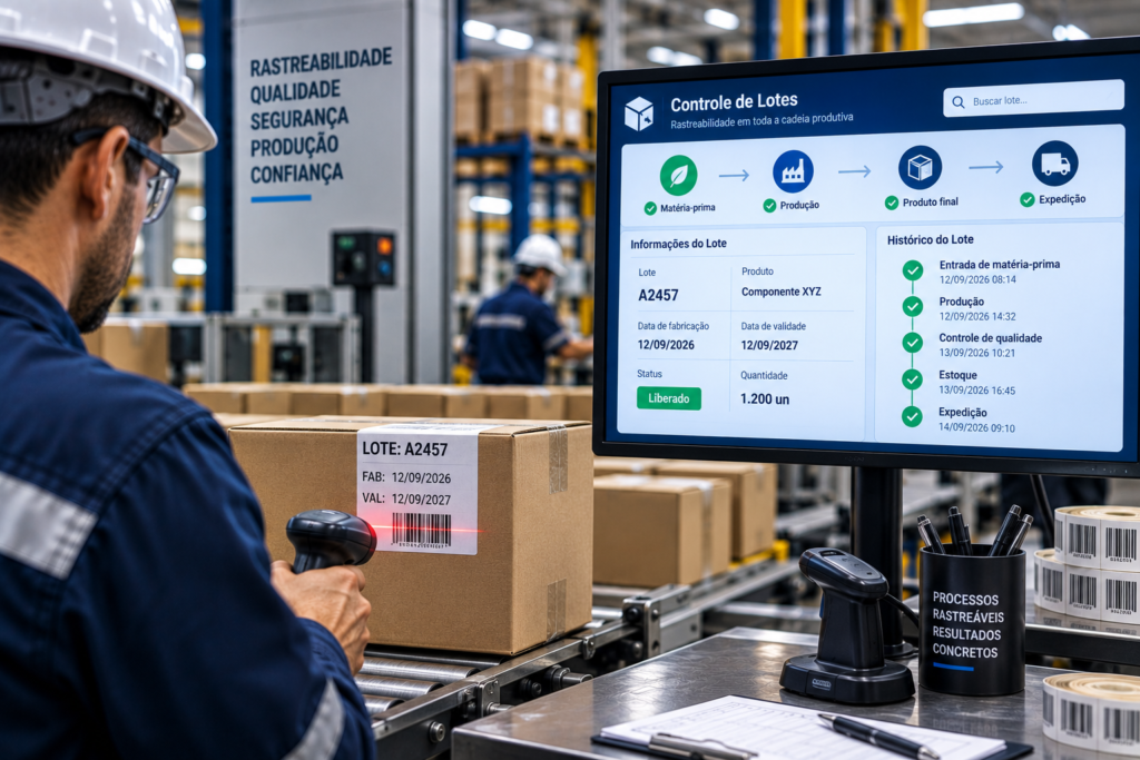 Sistema para Controle de Lotes na Indústria