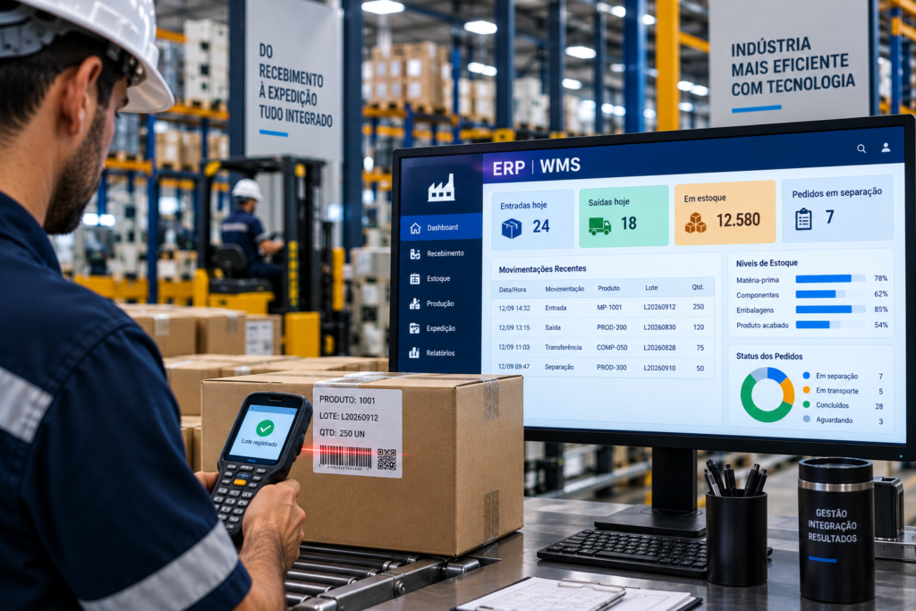 ERP com WMS para Indústria
